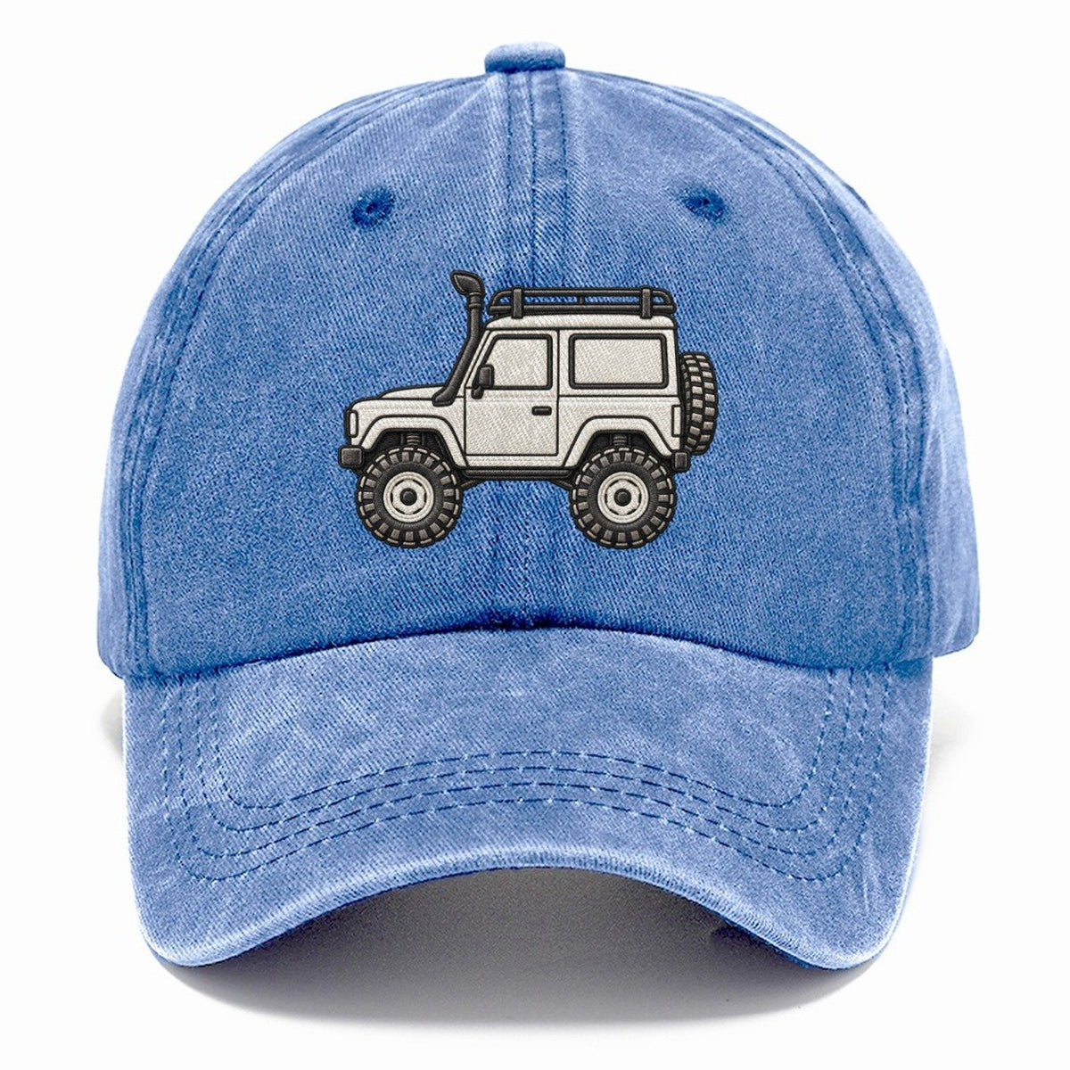 Boxy Trail Wagon Side Profile Off Roading And Overlanding Classic Cap – Summer Sky