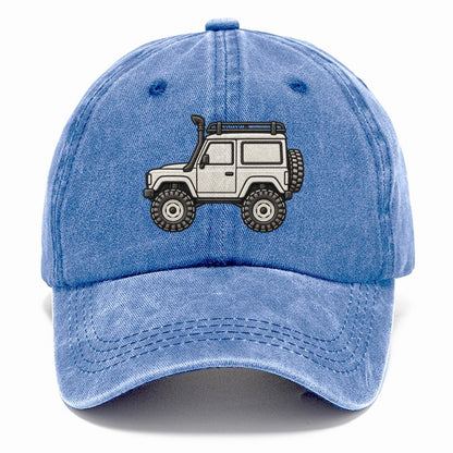 Boxy Trail Wagon Side Profile Off Roading And Overlanding Classic Cap – Summer Sky