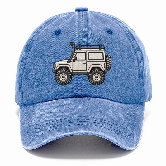 Boxy Trail Wagon Side Profile Off Roading And Overlanding Classic Cap – Summer Sky