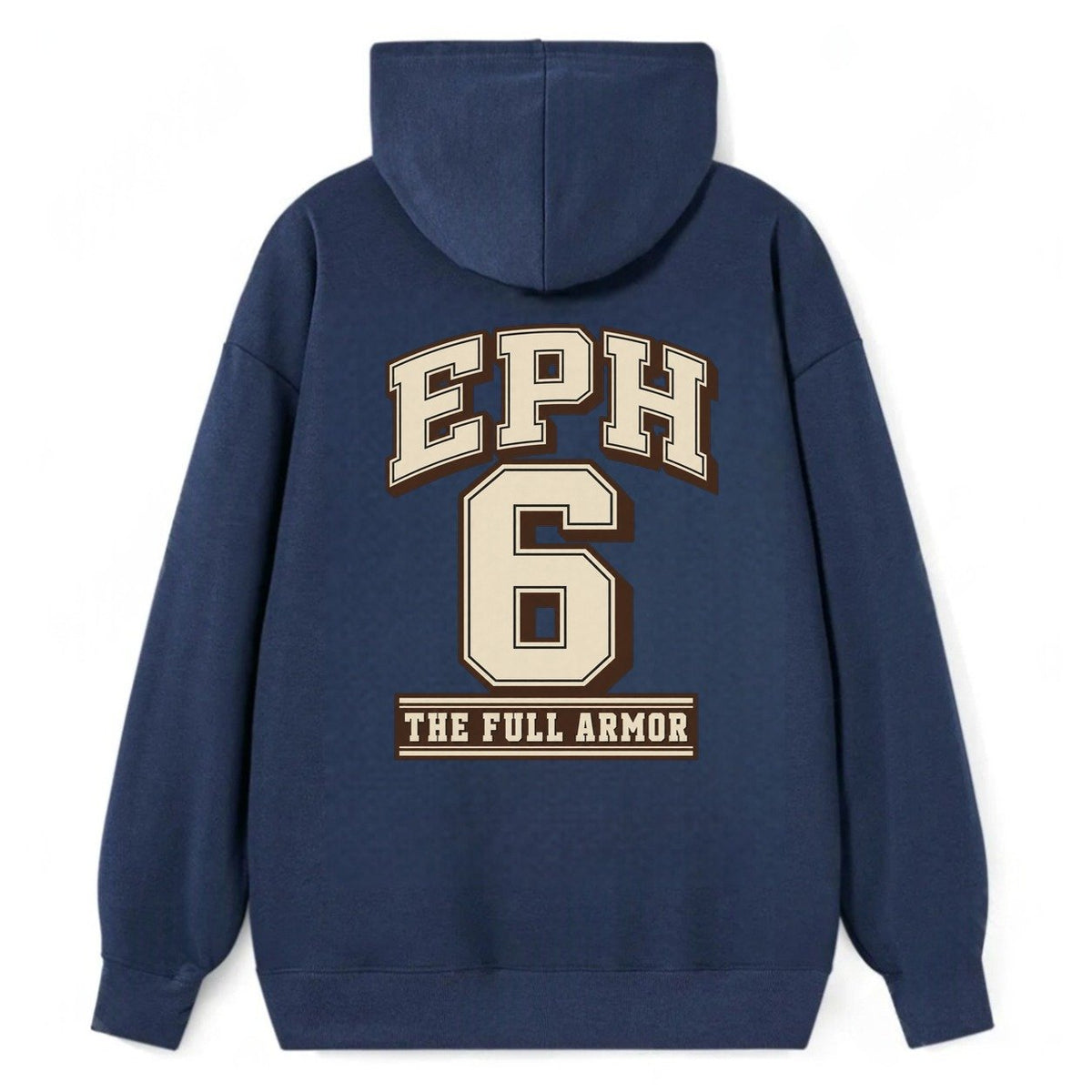 Ephesians 6 Varsity Chapel Varsity Classic Pullover Hoodie – Navy