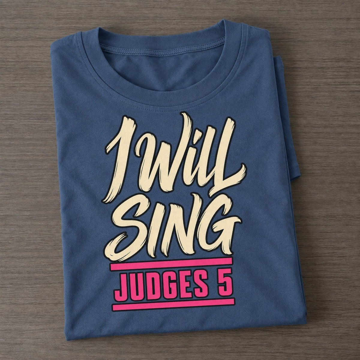 I Will Sing Daughters Of Deborah Classic T-shirt – Twilight Navy