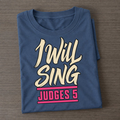 I Will Sing Daughters Of Deborah Classic T-shirt – Twilight Navy