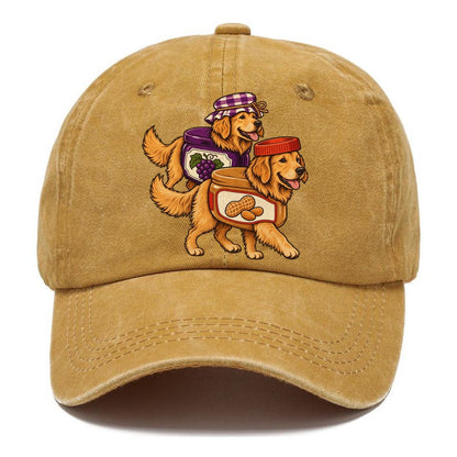 2 Golden Retrievers In Halloween Costumes Hdp 16 Parade Lineup Halloween Dog Parade Classic Cap – Golden Harvest