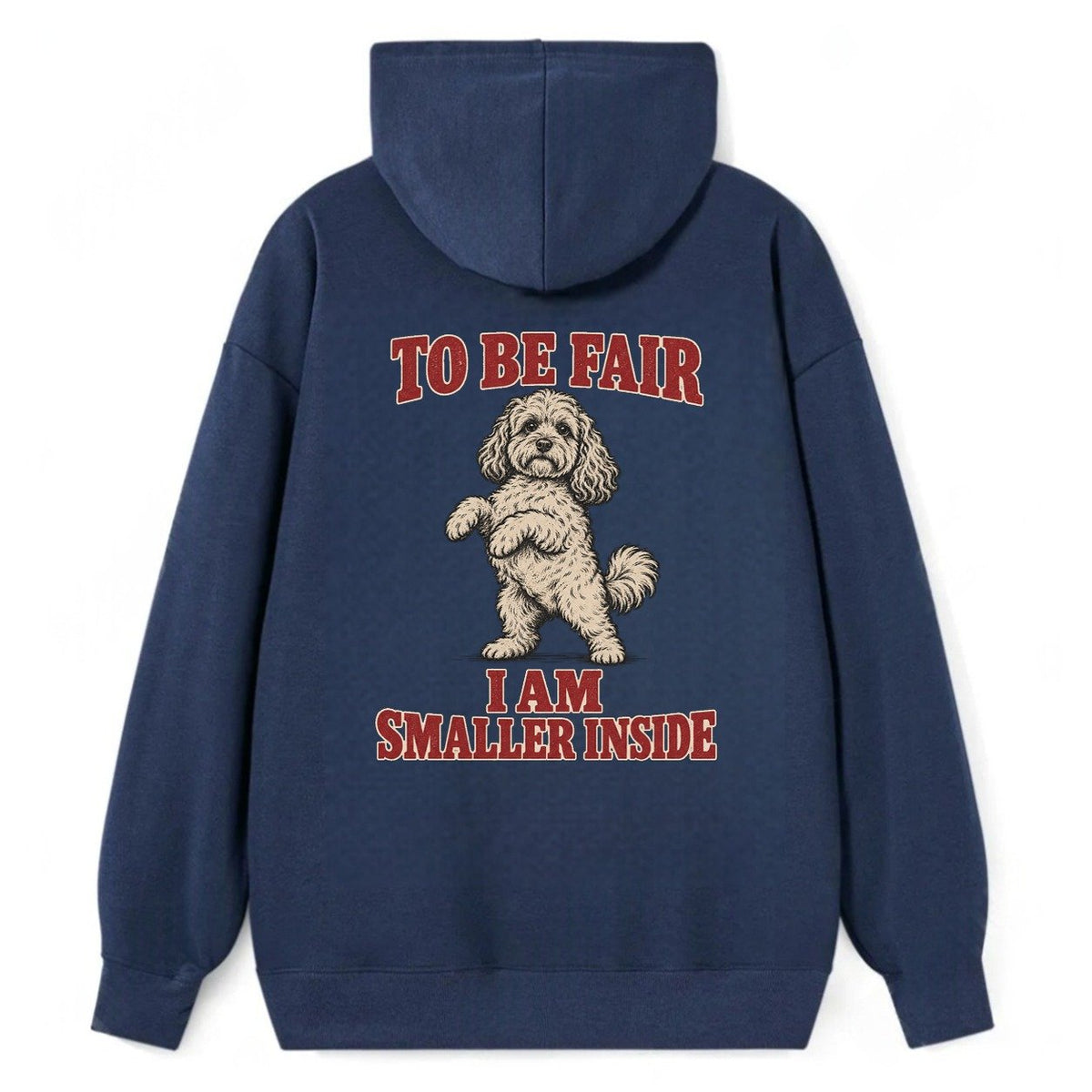 Cockapoo Dog Declarations Classic Pullover Hoodie – Navy
