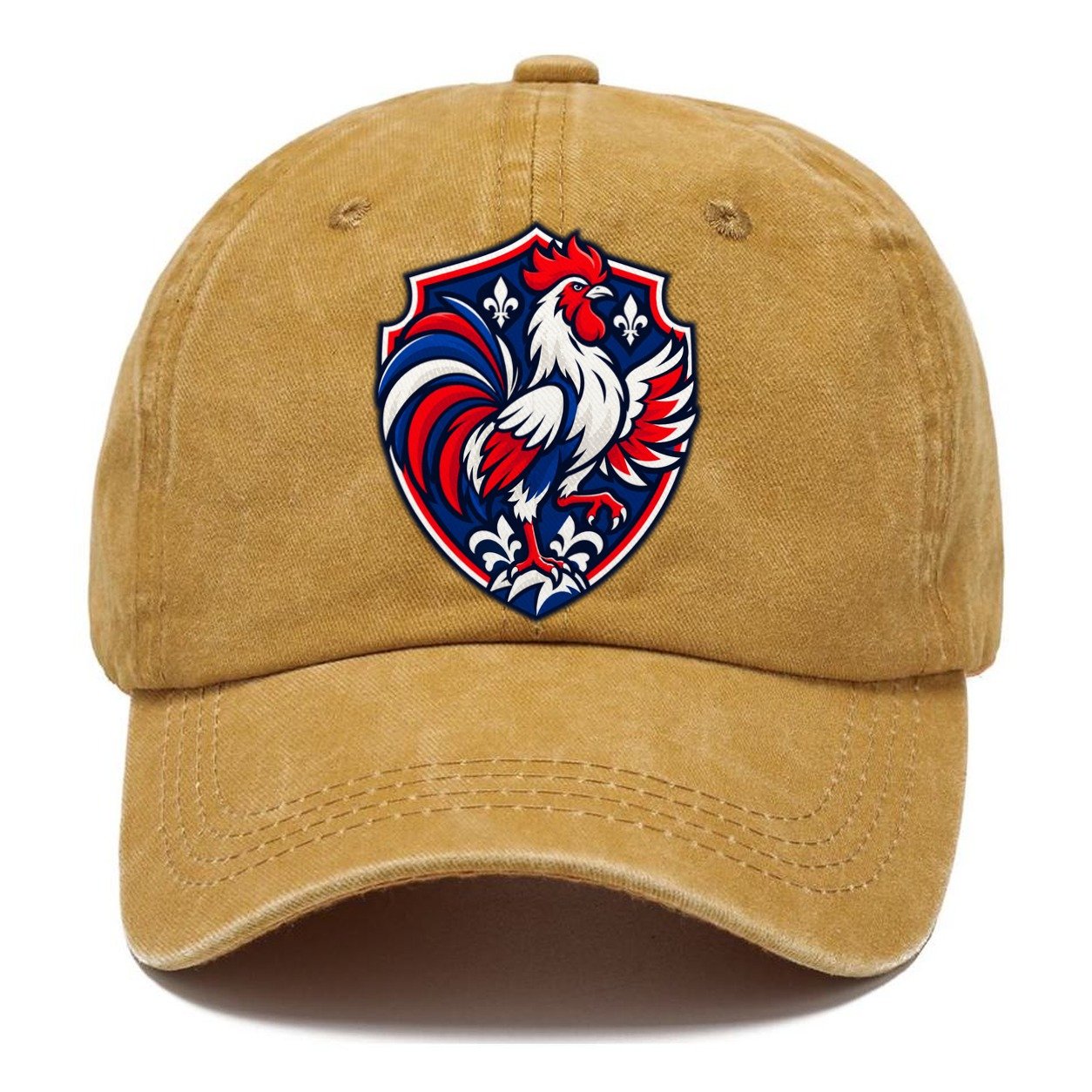 France Minimal Emblem Country Logos Classic Cap – Golden Harvest