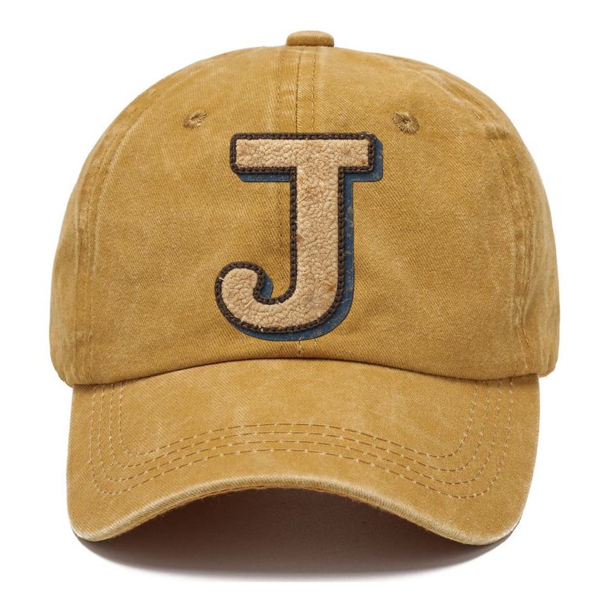 Varsity Chenille J Monogram Classic Cap – Golden Harvest