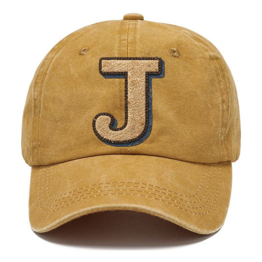 Varsity Chenille J Monogram Classic Cap – Golden Harvest