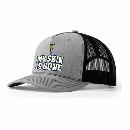 My Skin Is Gone Rock Climbing Trucker Hat – Sport Grey Black