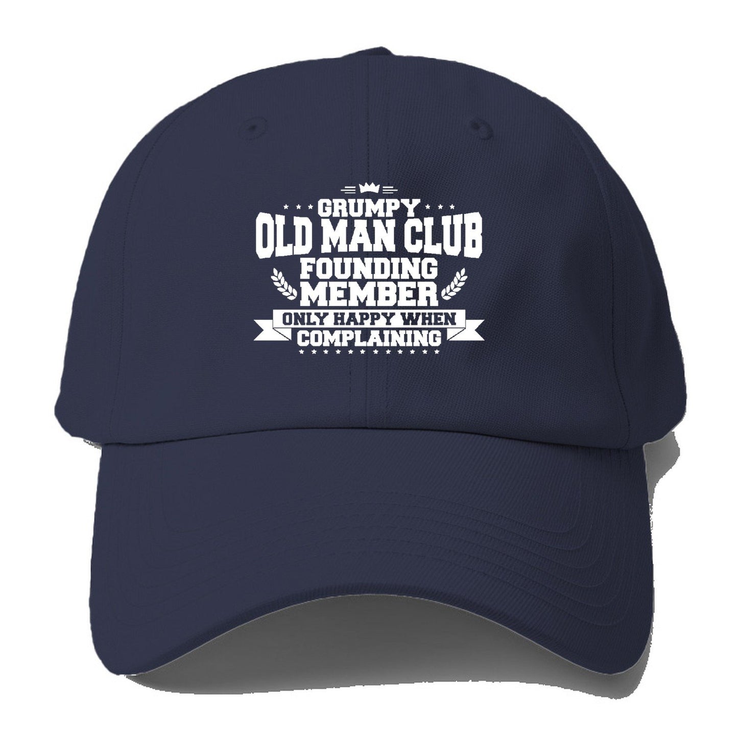 Grumpy Old Man Club Baseball Cap – Twilight Navy