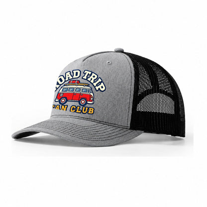 Road Trip Fan Club Trucker Hat – Sport Grey Black