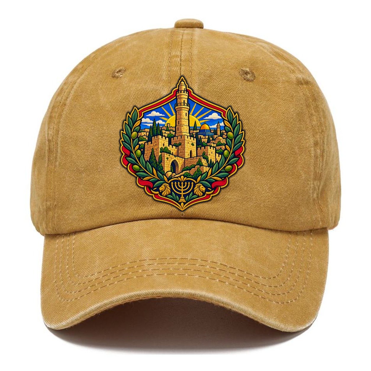 Tower Of David Jerusalem Classic Cap – Golden Harvest