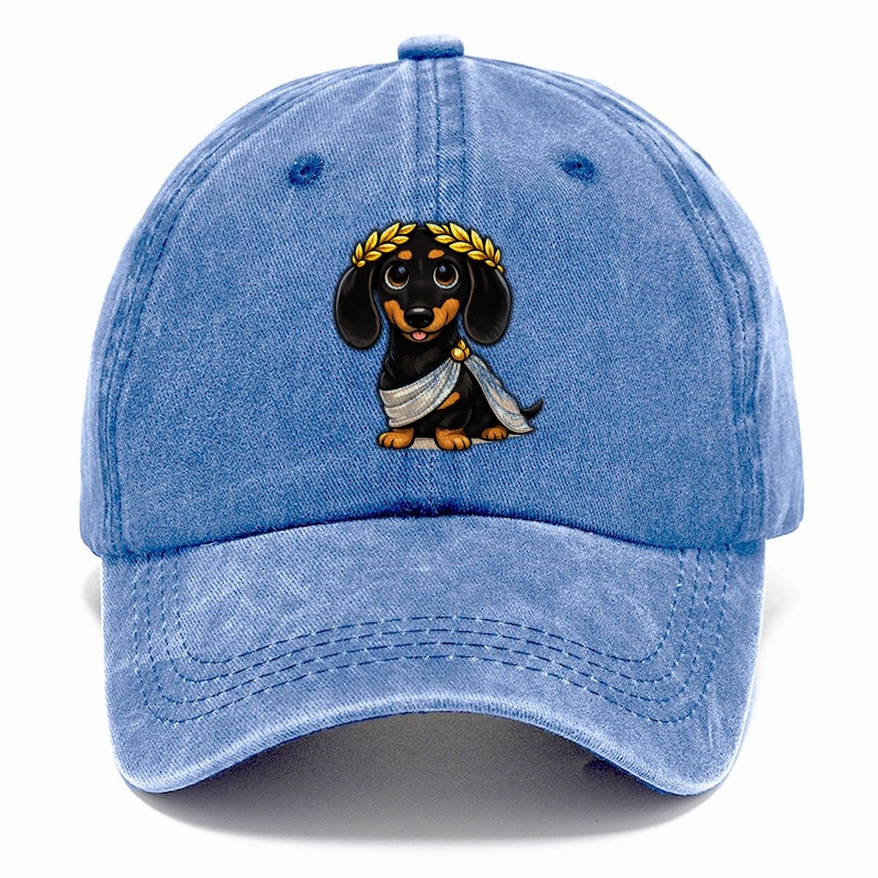 Dachshund Roman Emperor Classic Cap – Summer Sky