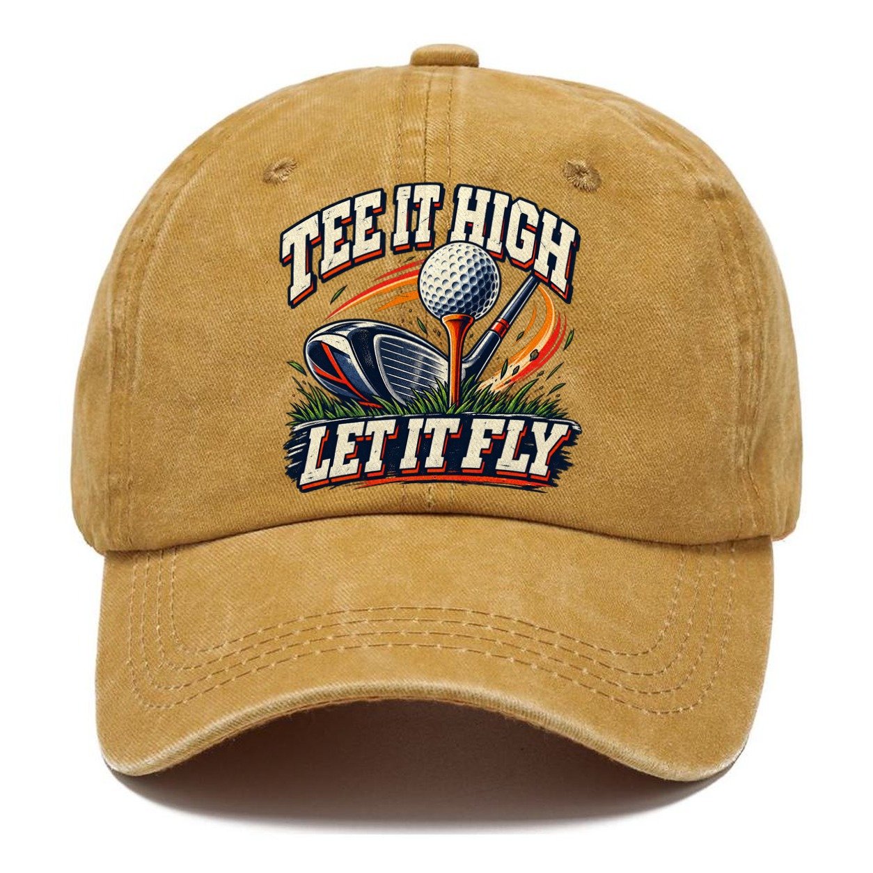 Tee It High Let It Fly Golf Life Classic Cap – Golden Harvest