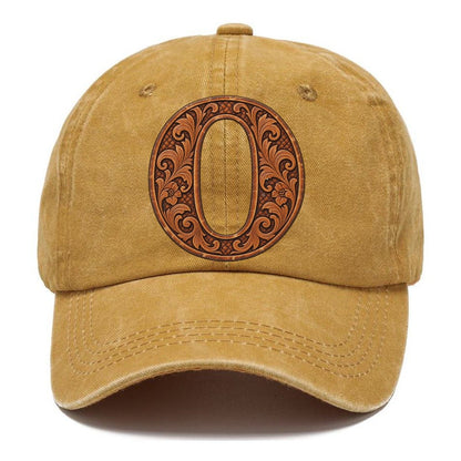 Tooled Leather O Monogram Classic Cap – Golden Harvest