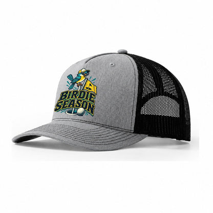 Birdie Season Golf Life Trucker Hat – Sport Grey Black