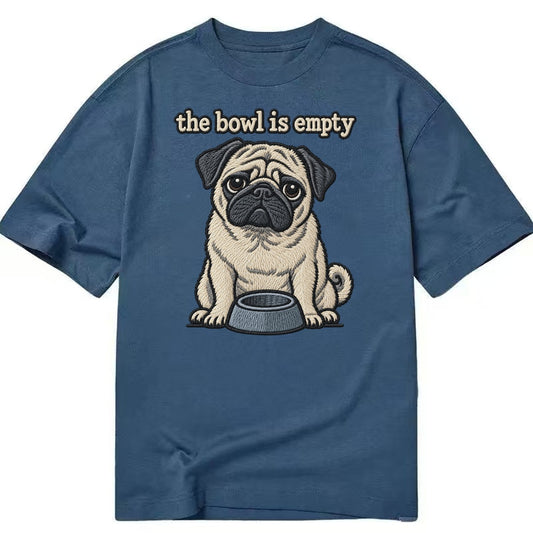 The Bowl Is Empty Strongly Worded Classic T-shirt – Twilight Navy