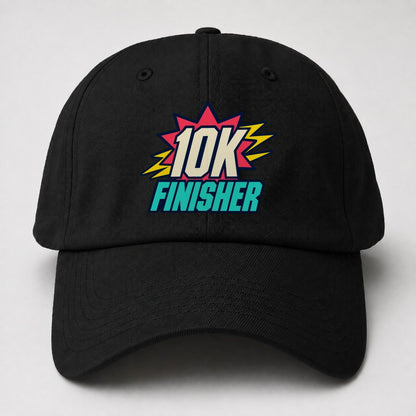 10K Finisher 90S Running Clubs Baseball Cap – Black