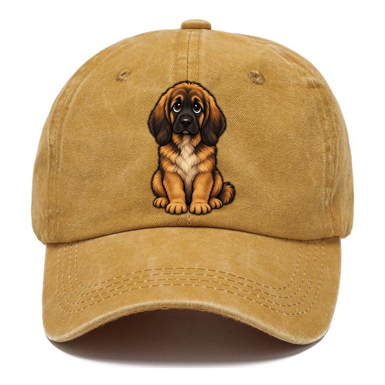Leonberger Sitting Sweetheart Classic Cap – Golden Harvest