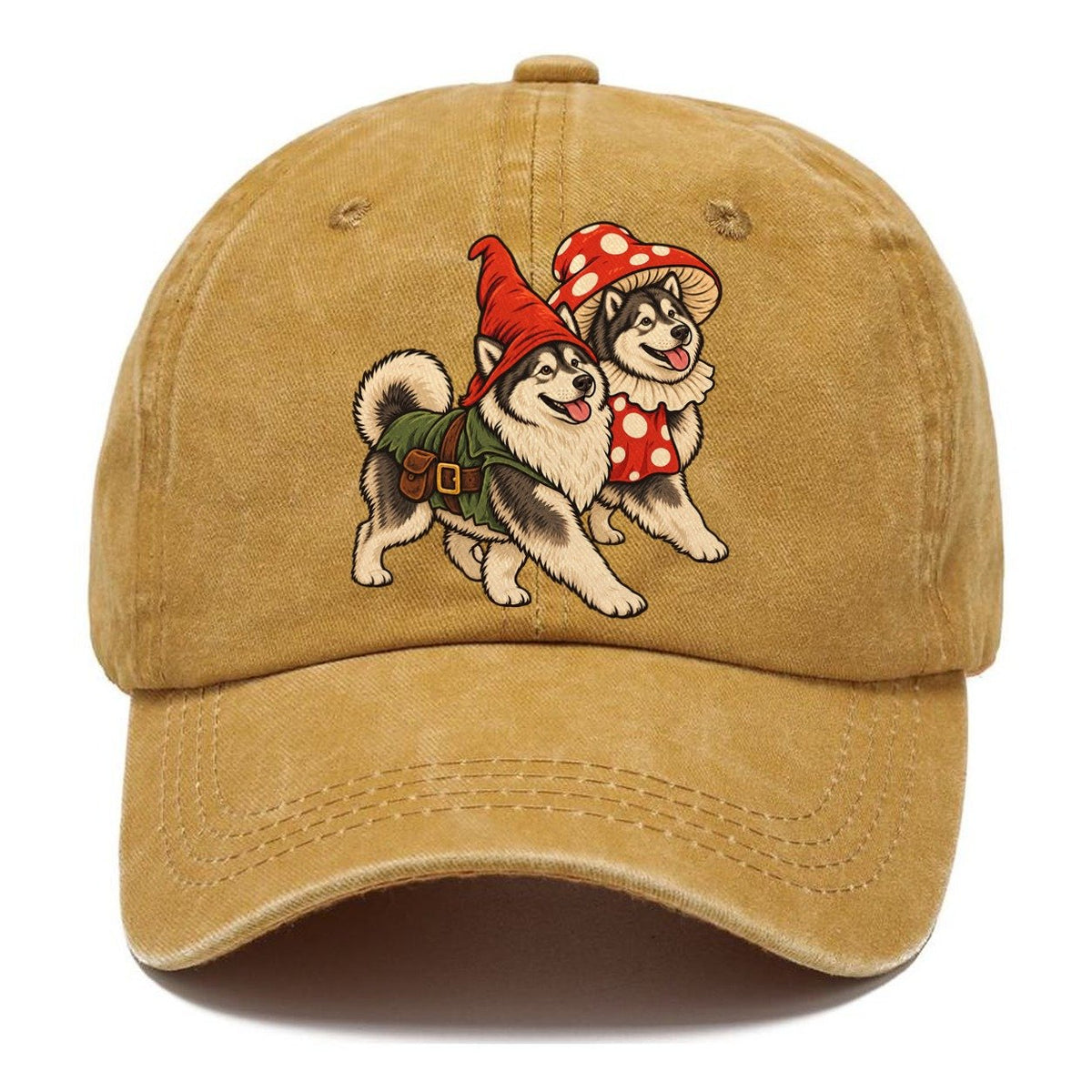 2 Alaskan Malamutes In Halloween Costumes Hdp 49 Parade Lineup Halloween Dog Parade Classic Cap – Golden Harvest