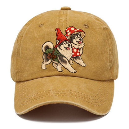 2 Alaskan Malamutes In Halloween Costumes Hdp 49 Parade Lineup Halloween Dog Parade Classic Cap – Golden Harvest