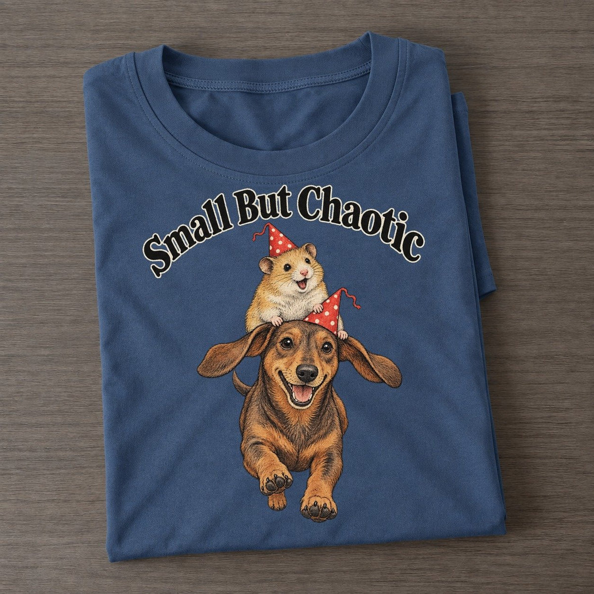 Small But Chaotic Kerfuffle Club Classic T-shirt – Twilight Navy