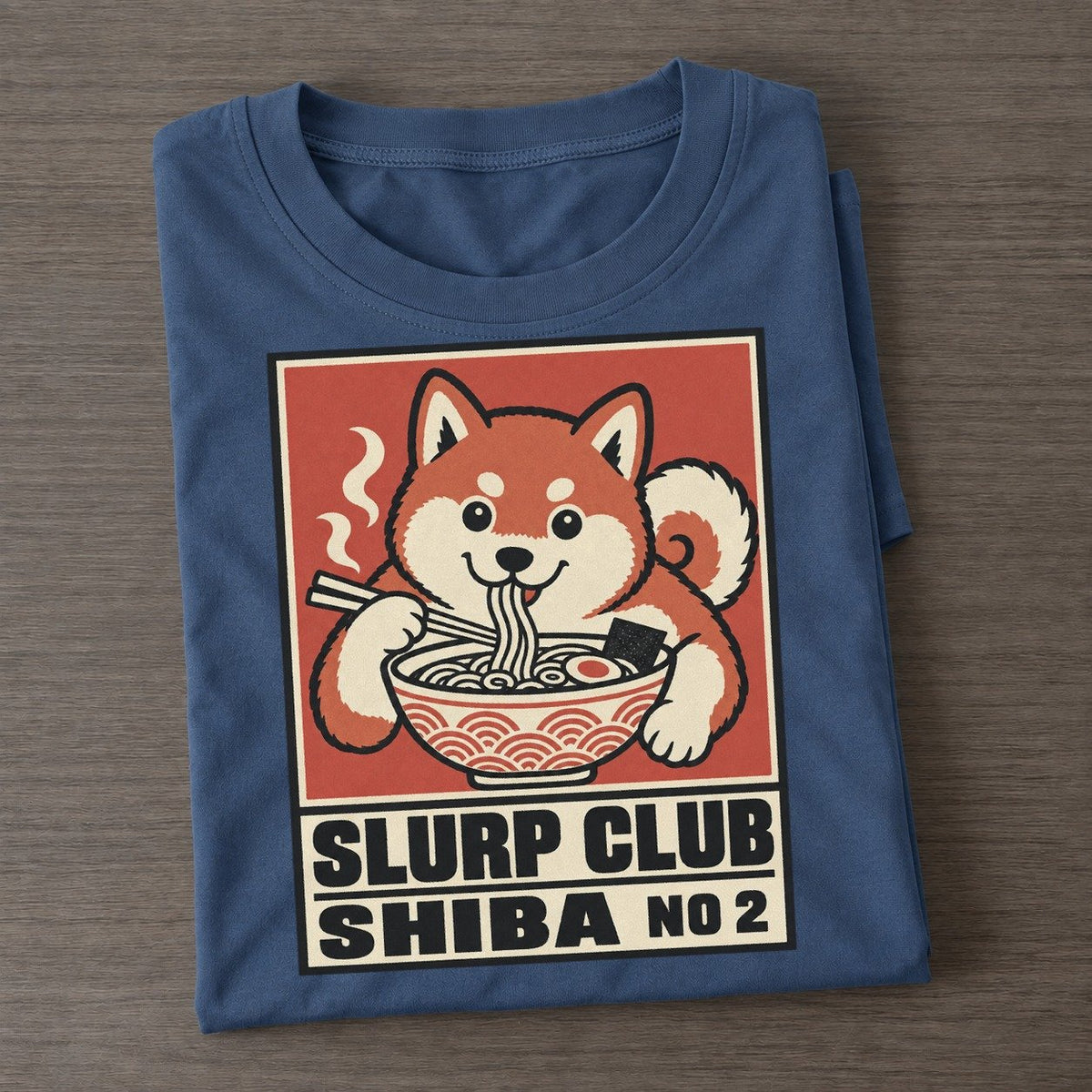 Shiba Miso Slurp Club Classic T-shirt – Twilight Navy