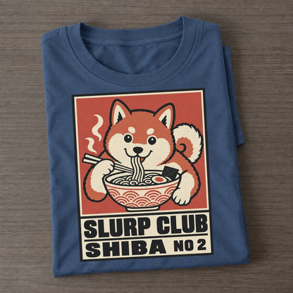 Shiba Miso Slurp Club Classic T-shirt – Twilight Navy