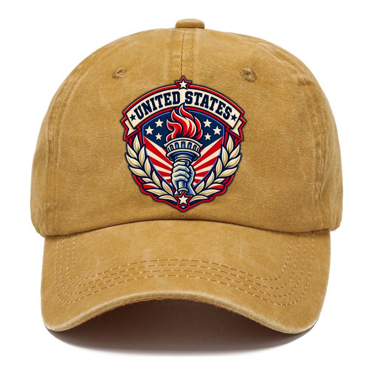 United States Retro Badge Country Logos Classic Cap – Golden Harvest