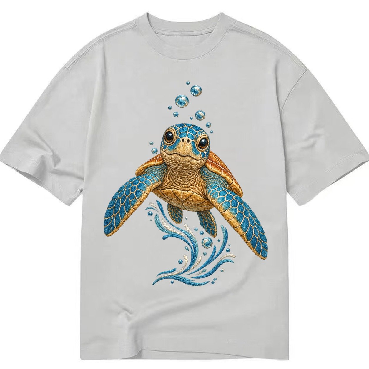 Sea Turtle Serenity Classic T-shirt – Grey