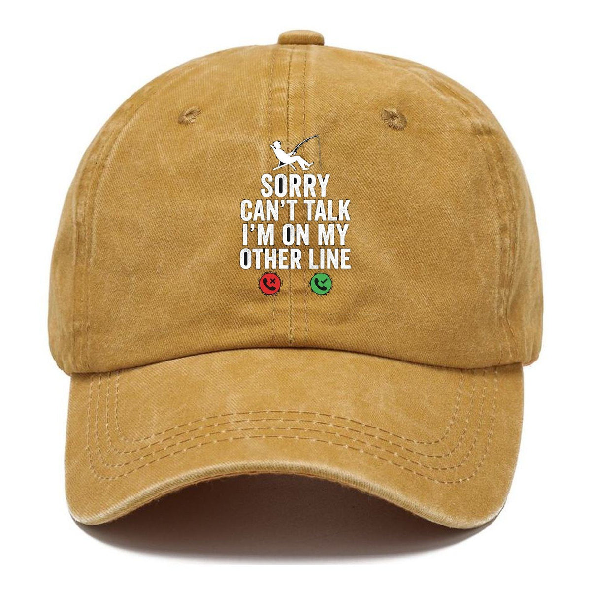 Sorry Cant Talk On My Other Line Classic Cap – Golden Harvest