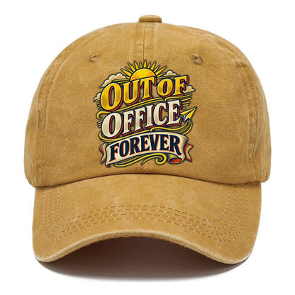 Out Of Office Forever Retired Living Classic Cap – Golden Harvest