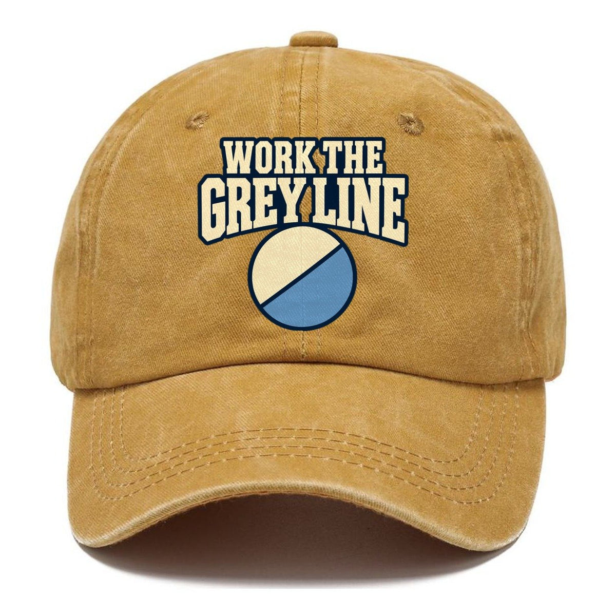 Work The Grey Line Amateur Radio Classic Cap – Golden Harvest