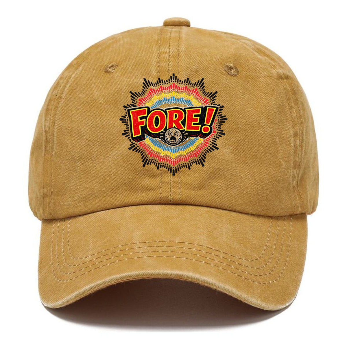 Fore Shockwave Golf Classic Cap – Golden Harvest