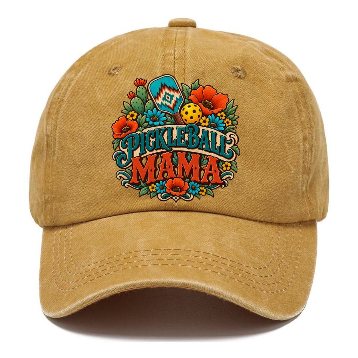 Pickleball Mama Pickleball Life Classic Cap – Golden Harvest
