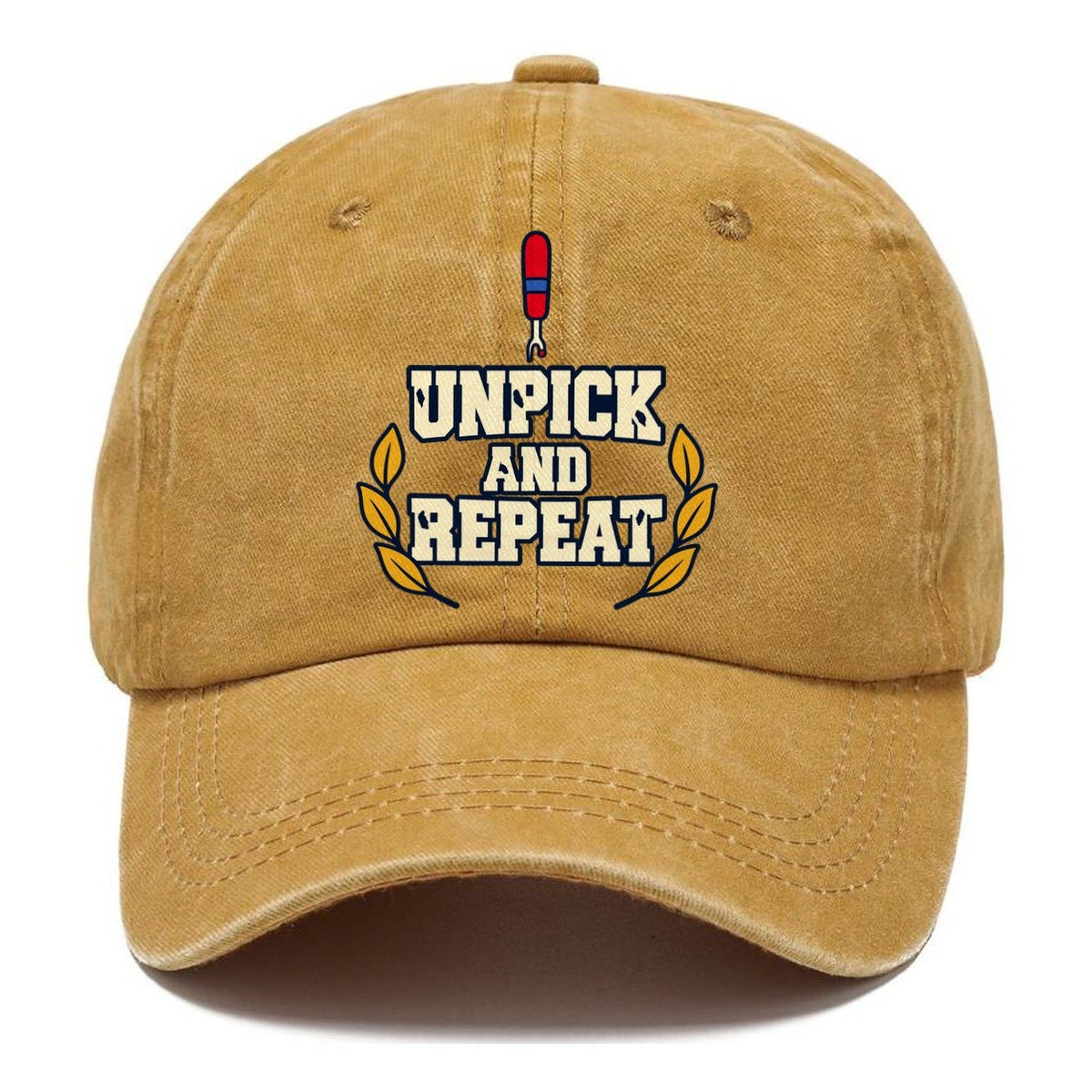 Unpick And Repeat Sewing And Quilting Classic Cap – Golden Harvest