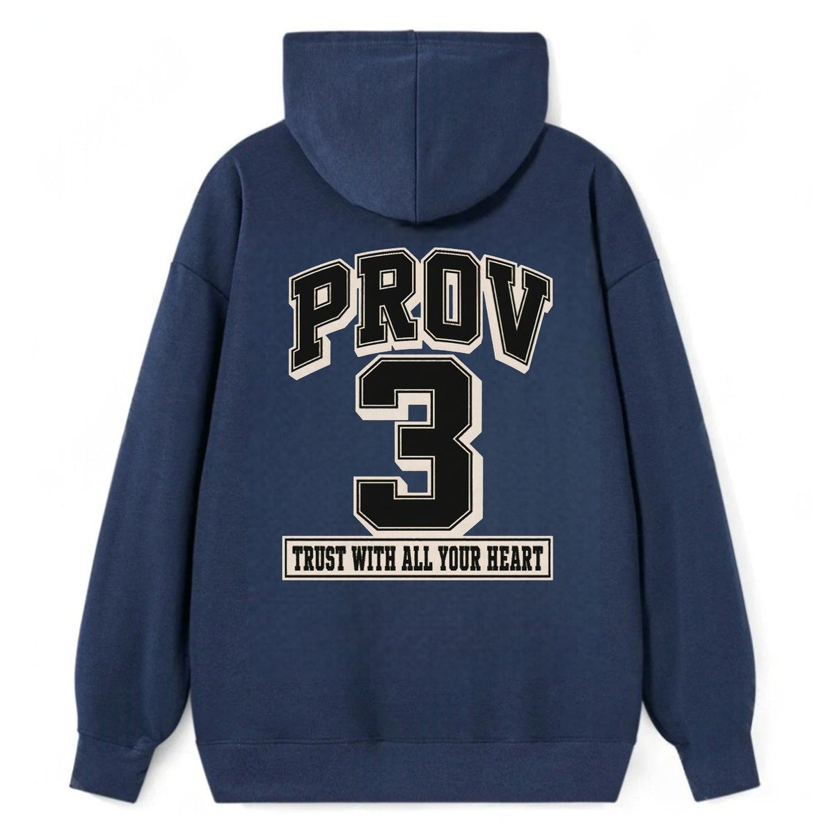 Proverbs 3 Varsity Chapel Varsity Classic Pullover Hoodie – Navy
