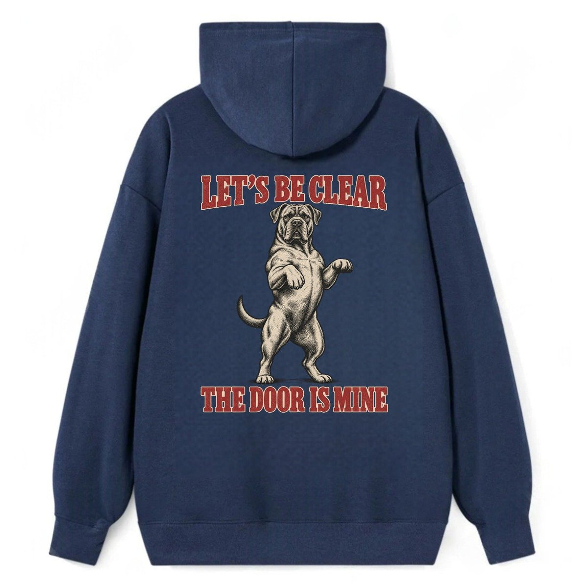 Cane Corso Dog Declarations Classic Pullover Hoodie – Navy