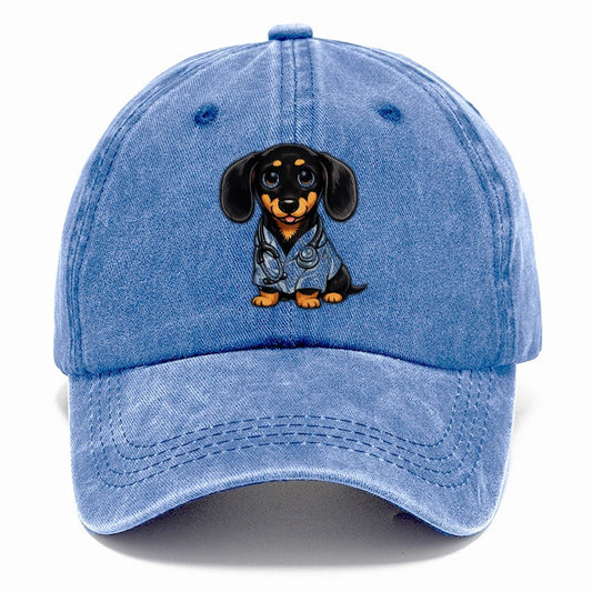 Doctor Dachshund Call Classic Cap – Summer Sky
