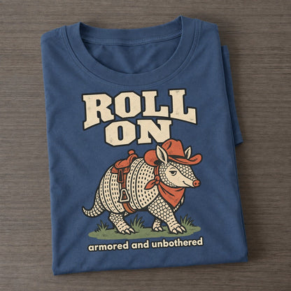 Roll On Cowboy Critters Classic T-shirt – Twilight Navy