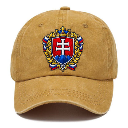 Slovakia Heraldic Crest Country Logos Classic Cap – Golden Harvest