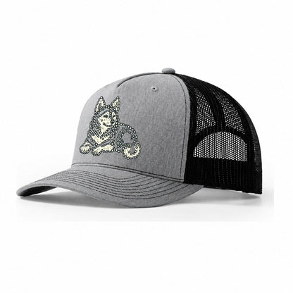 Husky Rest Trucker Hat – Sport Grey Black