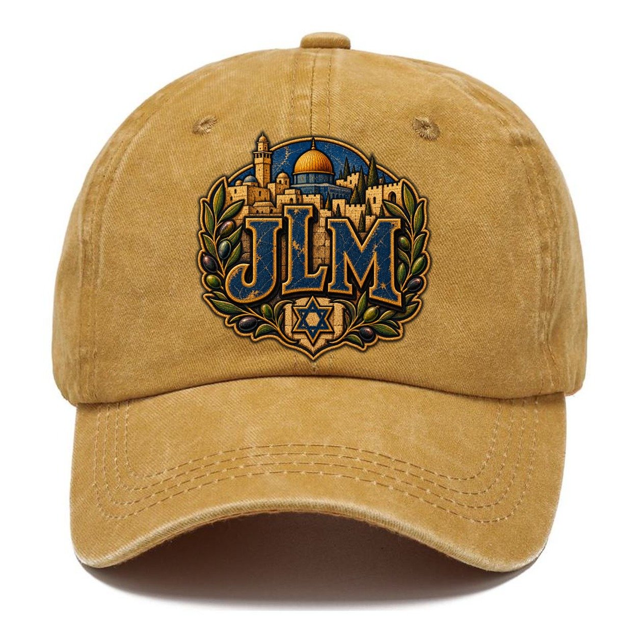 Jlm Monogram Jerusalem Classic Cap – Golden Harvest