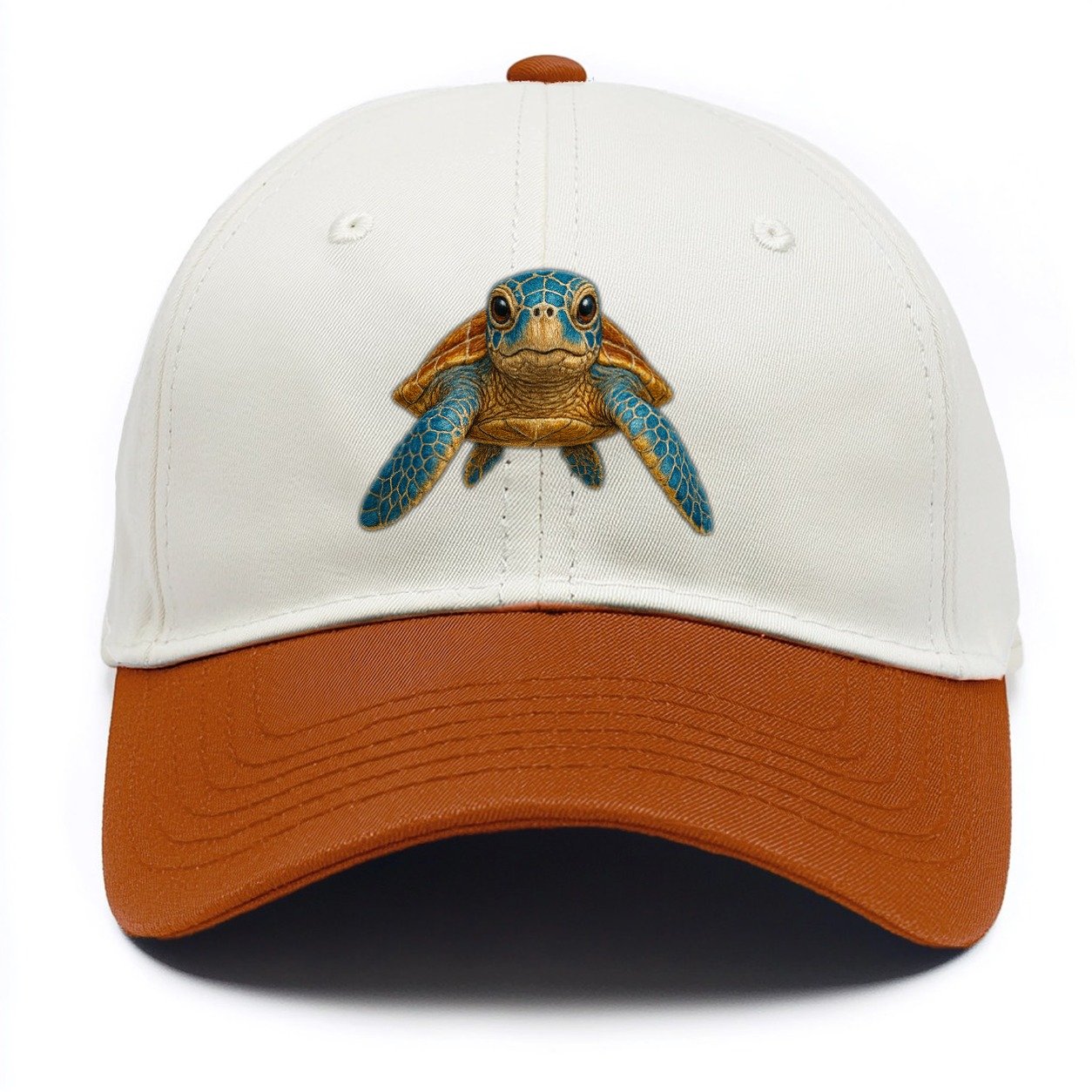 Sea Turtle Serenity Two Tone Cap – Orange