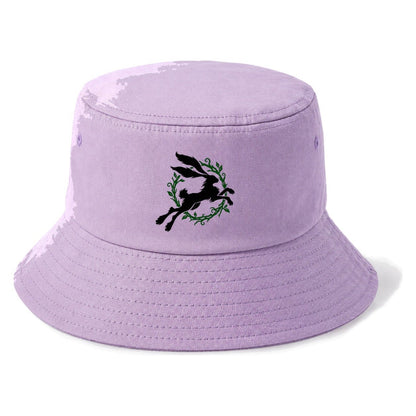 Celtic Hare Familiar Bucket Hat – Purple