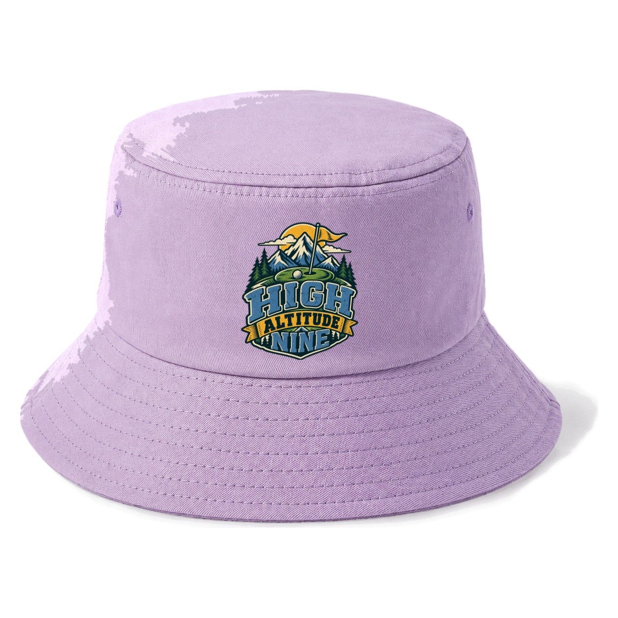 High Altitude Nine Golf Life Bucket Hat – Purple