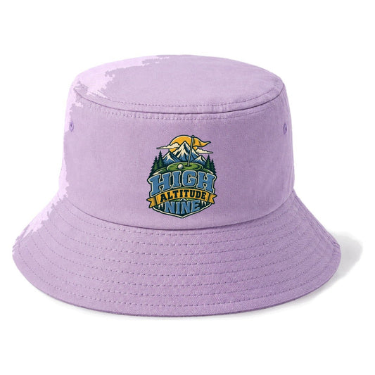 High Altitude Nine Golf Life Bucket Hat – Purple