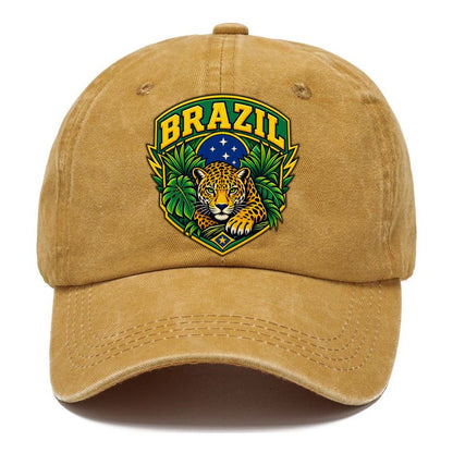 Brazil Retro Badge Country Logos Classic Cap – Golden Harvest