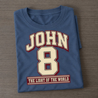 John 8 Varsity Chapel Varsity Classic T-shirt – Twilight Navy