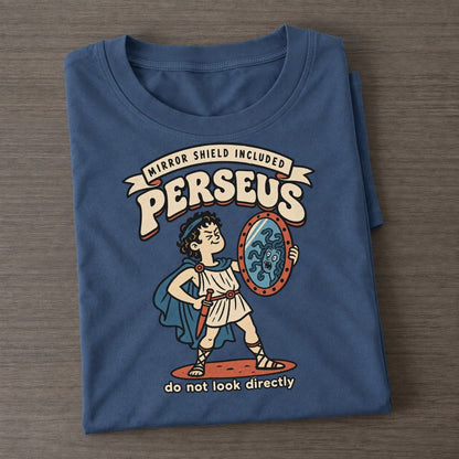 Perseus Olympus Gift Shop Classic T-shirt – Twilight Navy