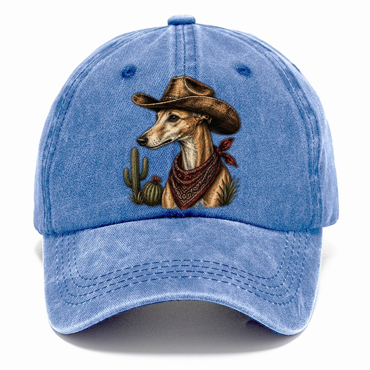 Western Fawn Whippet Classic Cap – Summer Sky